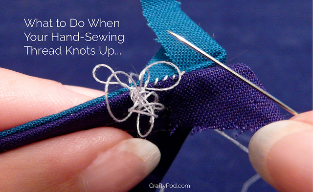 How to Tie a Sewing Knot