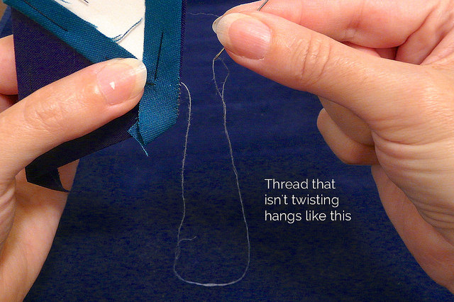 What to Do When Your Hand-Sewing Thread Knots Up