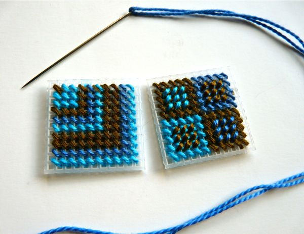 How to Make a Needlepoint Pendant (Yes! With Plastic Canvas