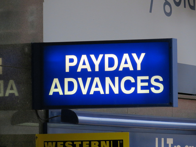 Payday advances sign