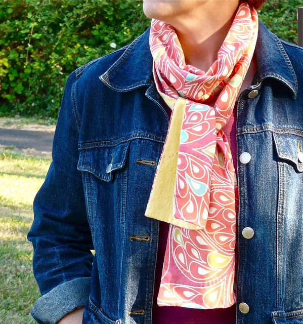 Fall Scarf Tutorial for Spoonflower